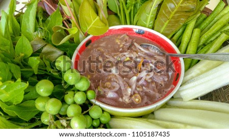 Traditional Thai food, Shrimp paste, Spicy Thai food