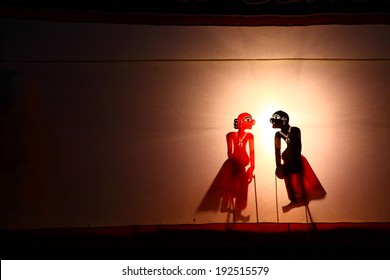 A Traditional Thailand Shadow Puppet Show