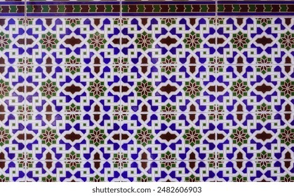 Traditional Tile Ornament Pattern. Abstract Decorative Wallpaper - Powered by Shutterstock