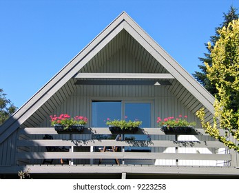 Traditional Triangle Shape Scandinavian Danish House