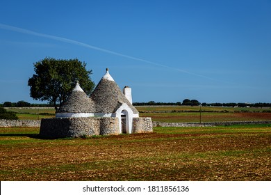 Traditional Trullo House. Puglia, Italy.