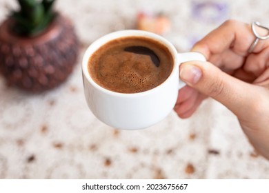 Traditional Turkish Coffee Drink Concept