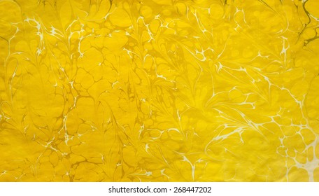 traditional Turkish Ebru technique. painting on water, followed by paper prints - Shutterstock ID 268447202