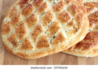 Traditional Turkish Ramadan Pita Bread 