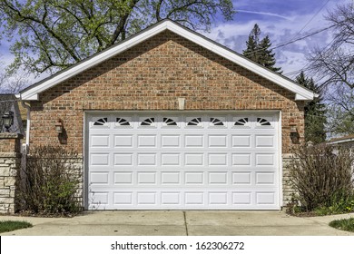 Traditional Two Car Garage