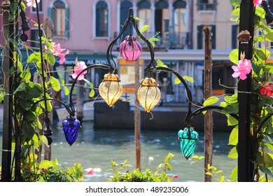 Traditional Venetian Murano Glass Lamps