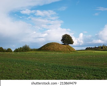 Traditional Viking Age Grave Burial Site Funen Denmark