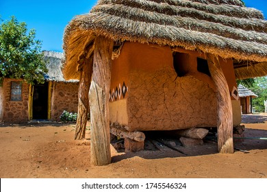 Traditional village of baThonga people, Zimbabwe