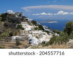 Traditional village of Emborios at Nisyros island in Greece