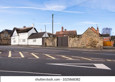 Traditional Village Houses In Melbourne, Derbyshire, UK