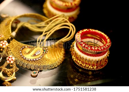traditional wedding jewellery kangan bracelet neckless haar