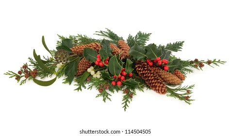 christmas greens arrangements