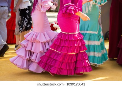 Traditional Woman Flamenco Skirt