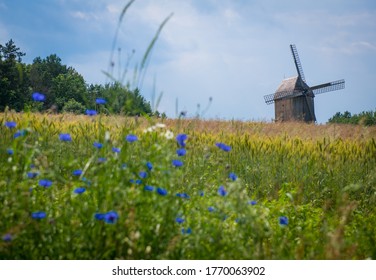 A Traditional Wooden Mill In Warmia Region, Poland