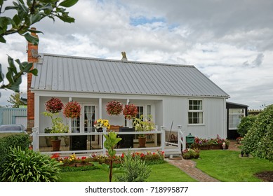 A Traditional Wooden Seaside Holiday Cottage In The UK