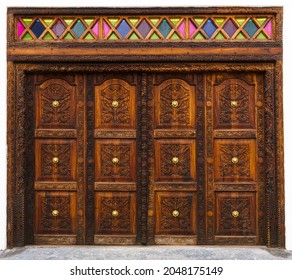 Traditional Zanzibar Door In Stone Town