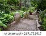 Trafalgar Cemetery in the British Overseas Territory of Gibraltar. also known as the Southport Ditch Cemetery, with Trafalgar sea battleof 1805 memorial