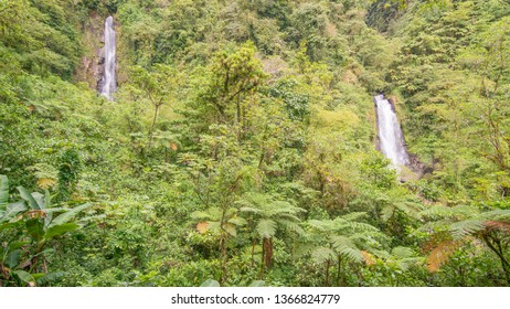 Trafalgar Falls In Dominica Before Hurricane Maria Damage