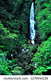 Trafalgar Falls, Dominica, West Indies