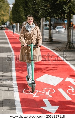 Similar – Image, Stock Photo Bicycle rental in a city