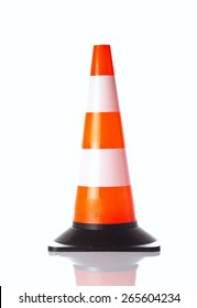 Traffic Cone Isolated On White