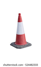 Traffic Cone Isolated On White