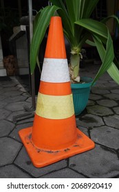 Traffic cone is a temporary traffic control device in the form of a cone made of plastic or rubber.