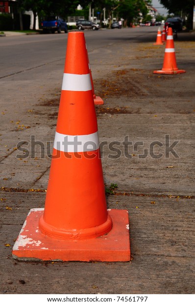 traffic
cones