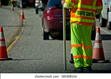 Traffic Control Is Hazardous Work, Which Is Why They Wear High Visibility Clothing.