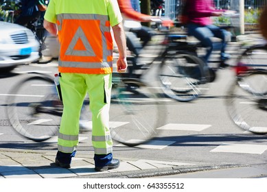 Traffic Control Manager Watching Order