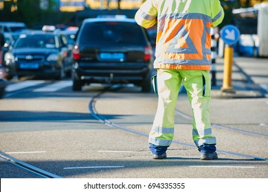 Traffic Control Manager Watching Order