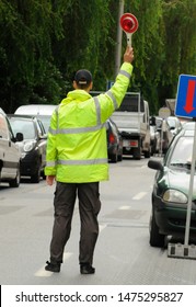 Traffic Controller On The Street