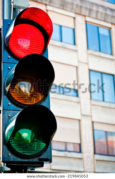 Traffic light:\
Red!