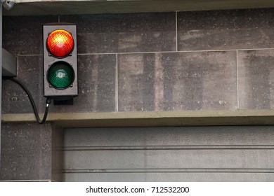 Traffic light red, parking  - Shutterstock ID 712532200