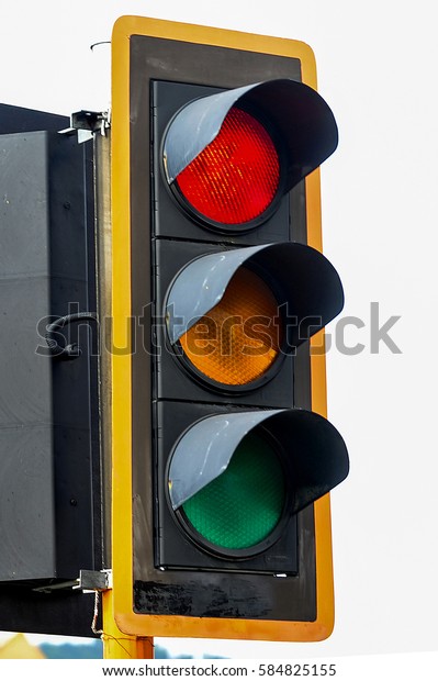 traffic light with red light\
( soft)