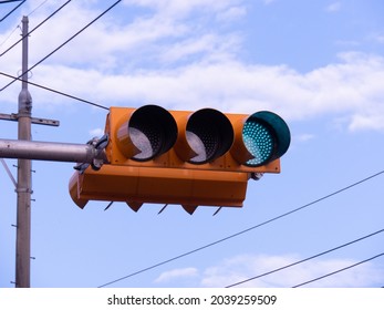 Traffic Light In School Zone Area In South Korea