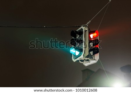 Similar – Image, Stock Photo When traffic lights bamble