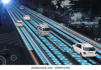 Traffic Management System Concept. Digital Transforamtion.