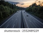 Traffic on highway in Germany