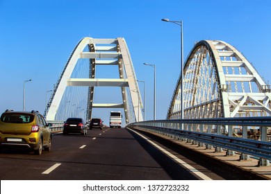 Traffic On The New Crimean Bridge