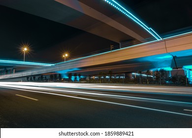 Traffic on an overpass in Shenzhen city