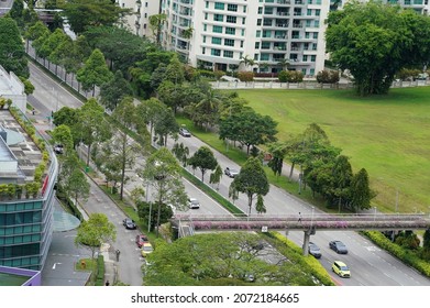 Traffic Road At Bukit Timah