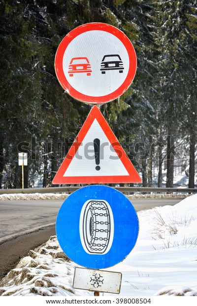 Traffic Road Signs -\
Warning