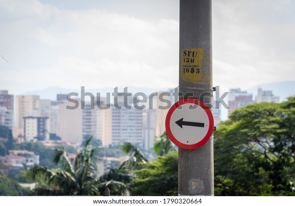 Traffic sign\
indicating mandatory\
direction