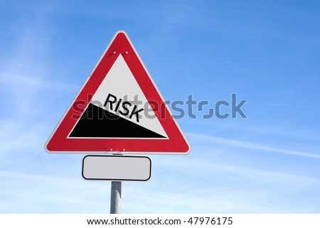 Similar – Risk vs. safety sign