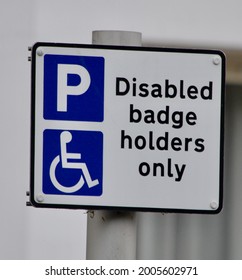 Traffic Sign UK - Disabled Parking