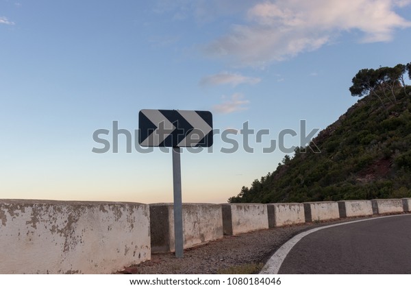 traffic signal on a mountain\
road