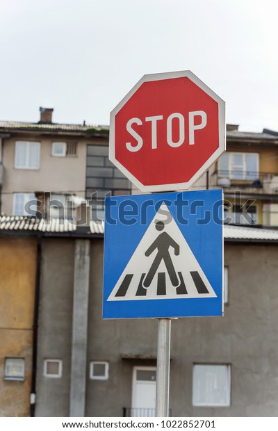 traffic signs on the\
road