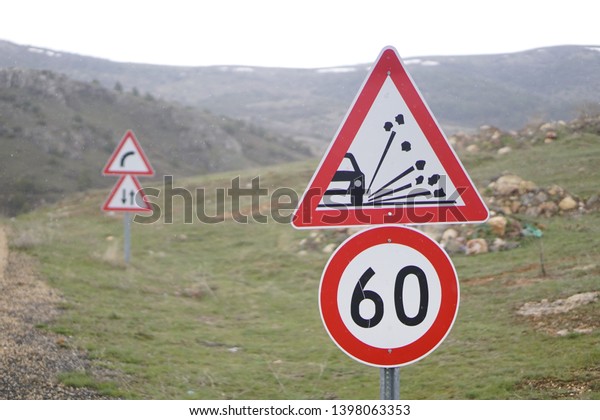 traffic signs on village\
road