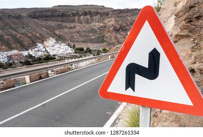Mountain Road Sign Images Stock Photos Vectors Shutterstock
